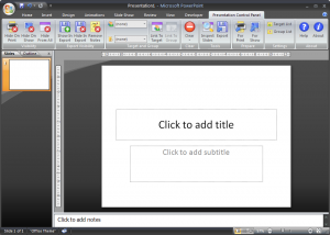 PCP Ribbon in PowerPoint 2007