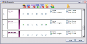 Slide Inspector